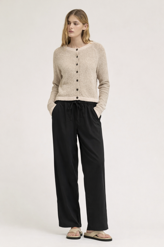 Loose Fit Satin Pants