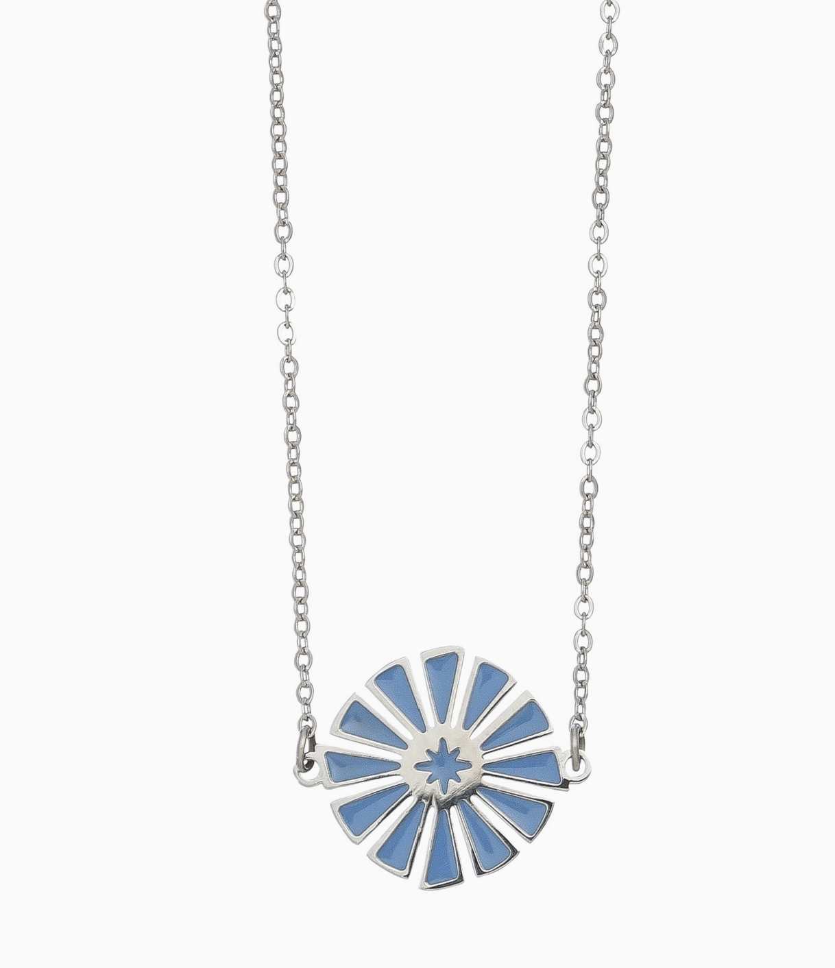Pie Pieces Stainless Necklace