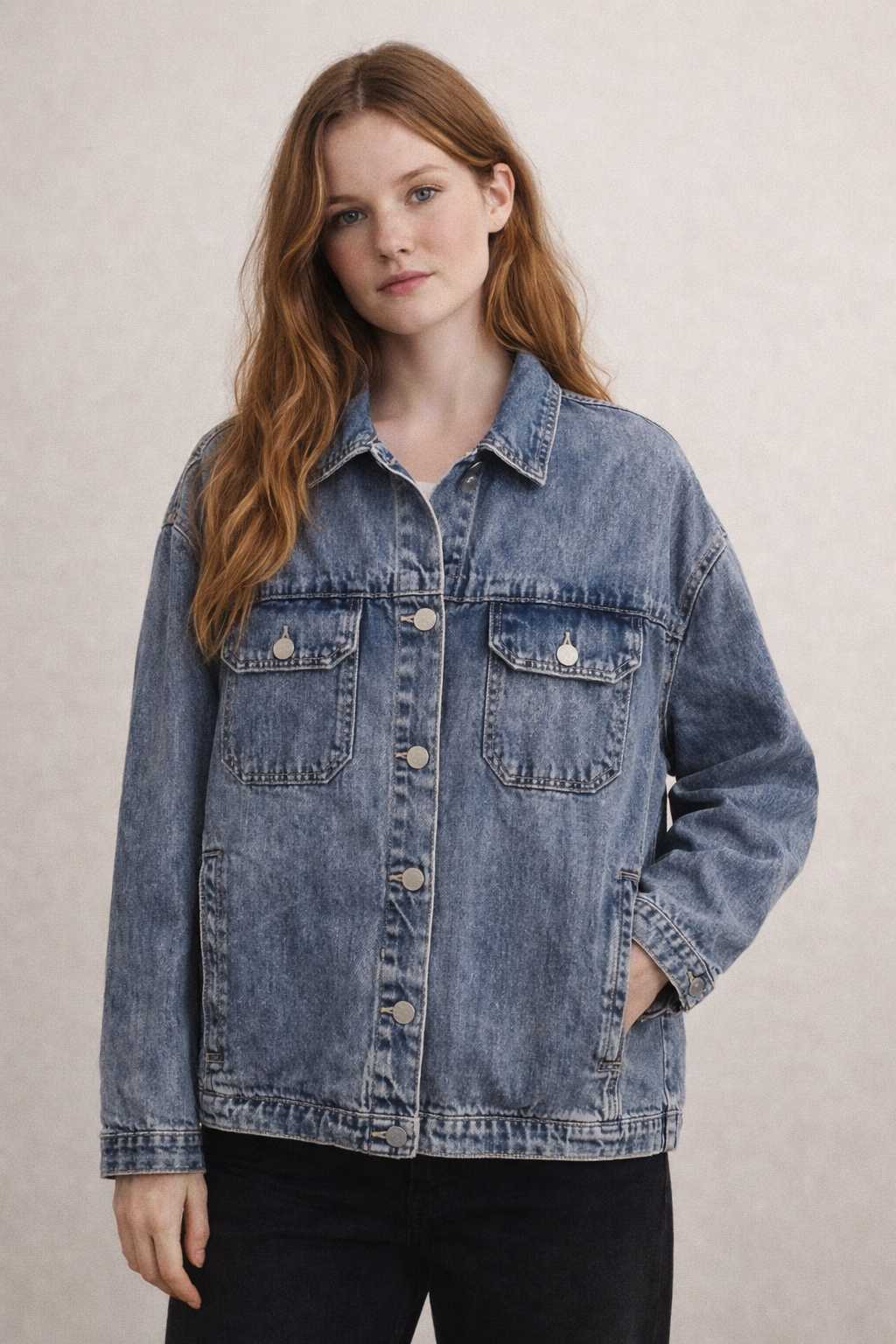 Light Oversized Denim Jacket