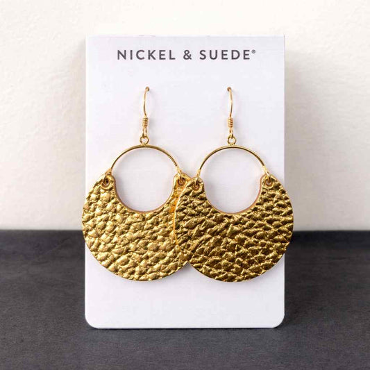 Round Dangle Earrings