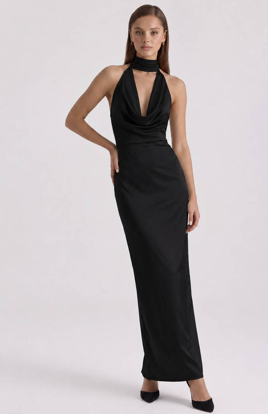 Satin Long Dress