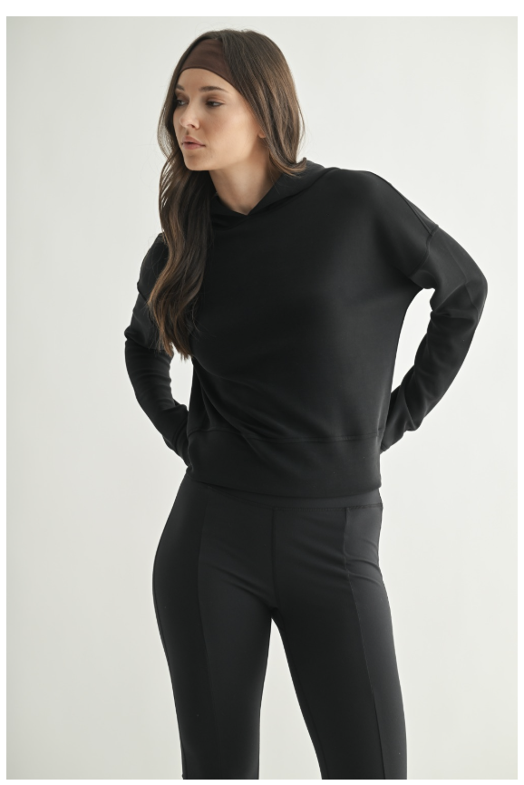 Black Cloudsoft Hoodie