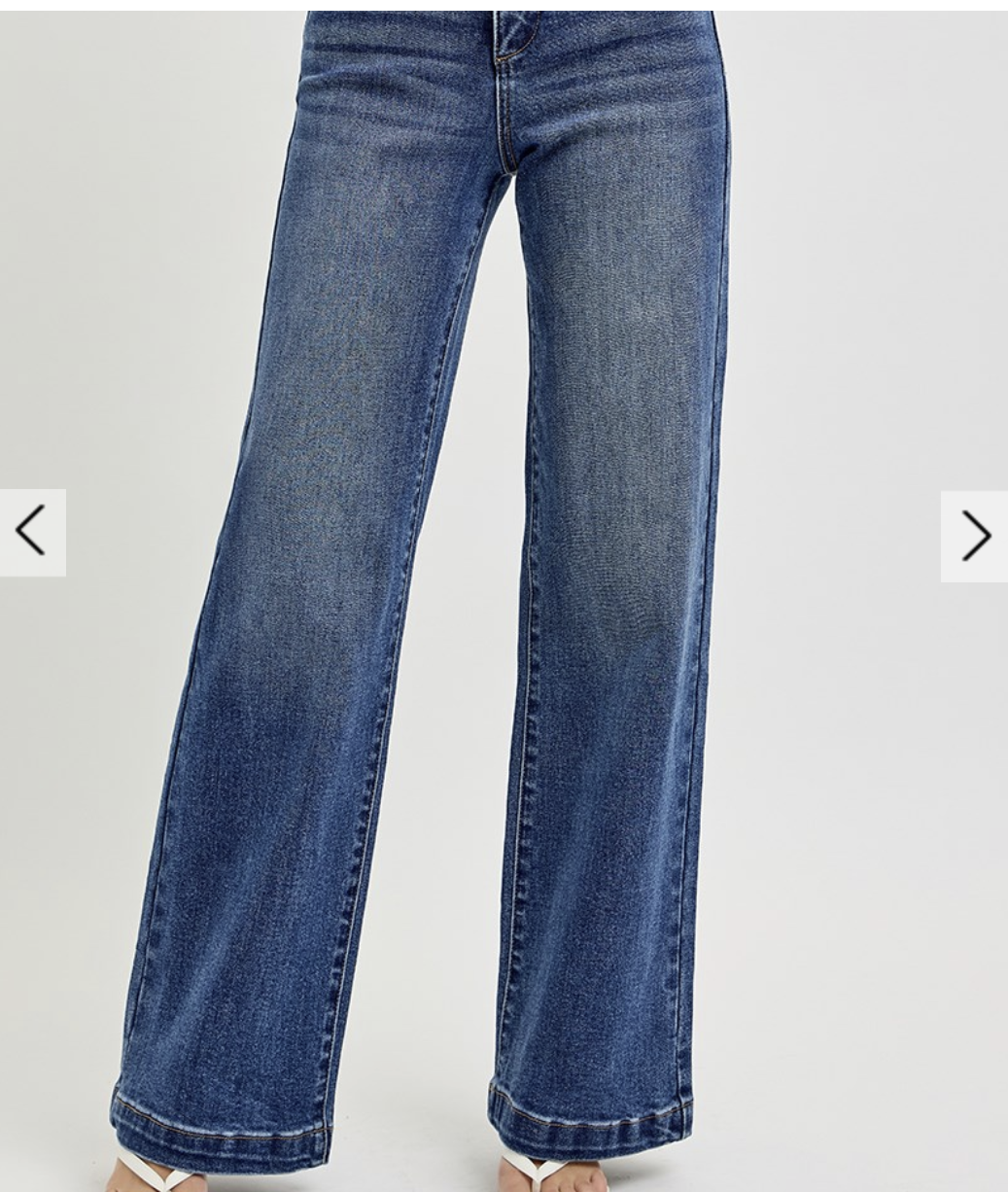 TC-E Band High Rise Wide WB Jean