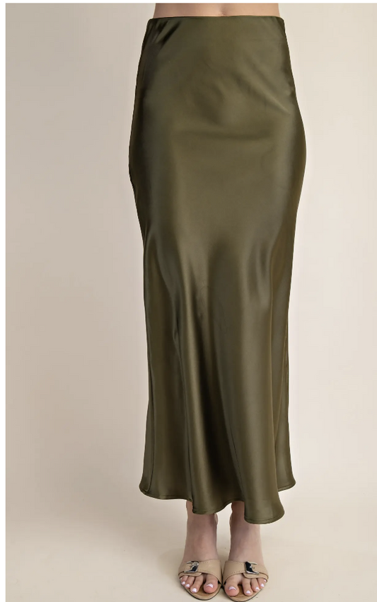 High waisted Midi Skirt