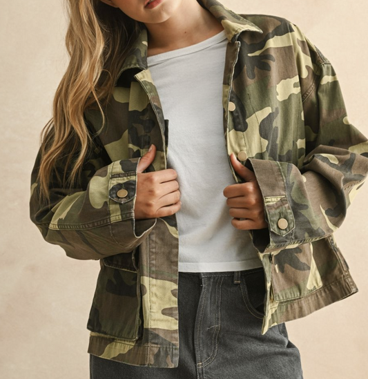 Camouflage Printed Jacket