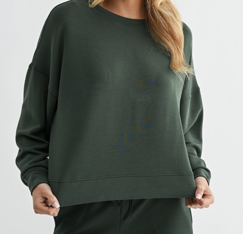 Dropped Shoulder Sweatshirt Forest