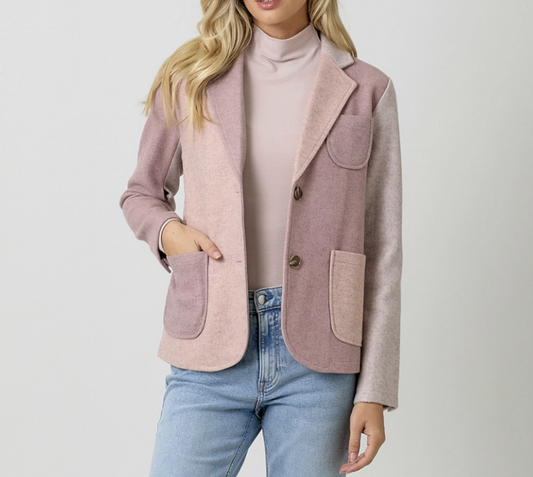 Color Blocked Sport Coat