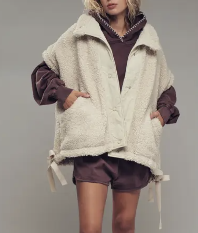 Oversized Fleece Boho Western