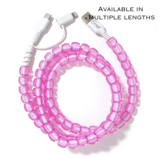 Beaded Phone Charger Cherry Fizz 3.3
