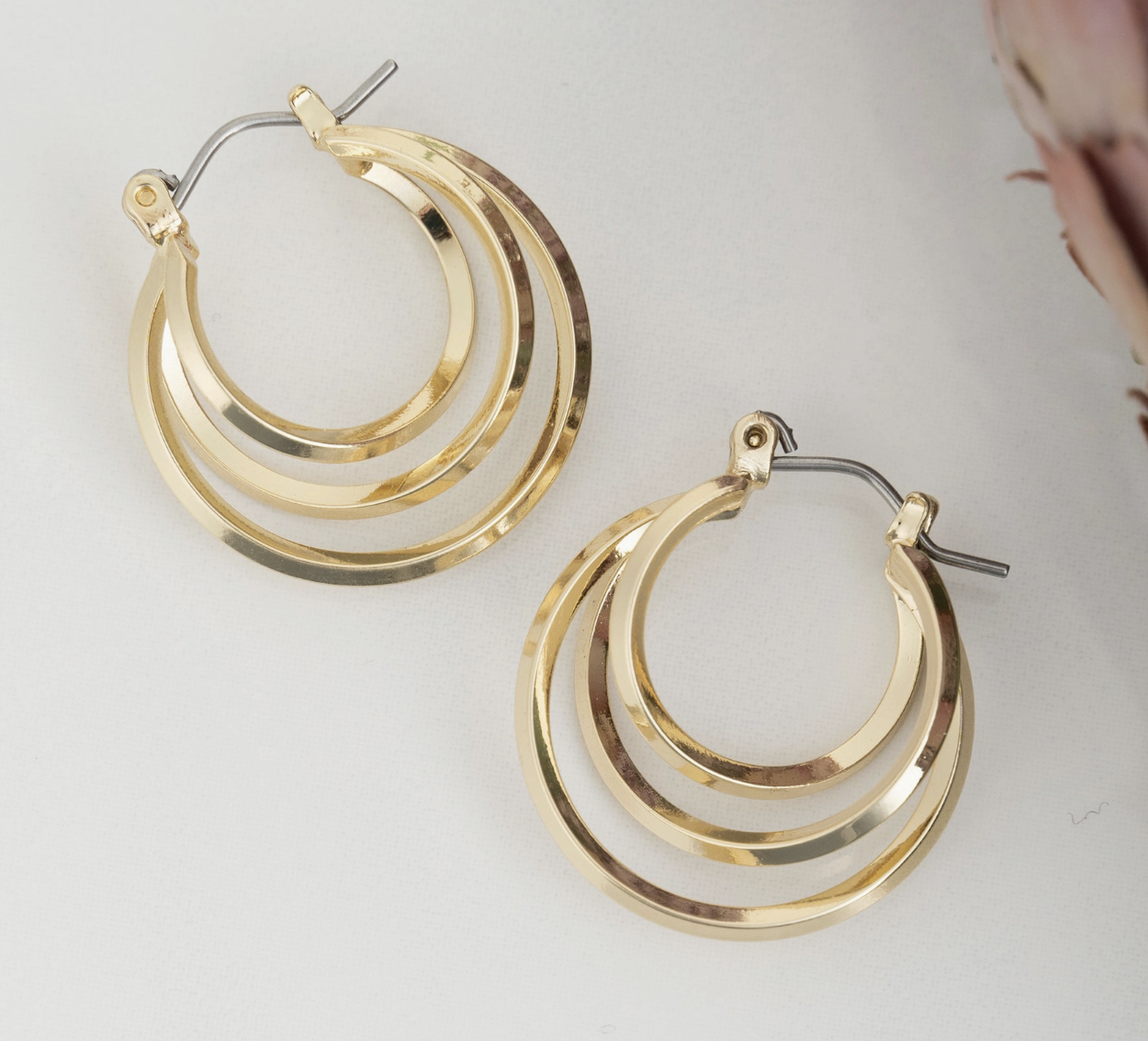 Classic Multi Hoop Nickel-Free Gold
