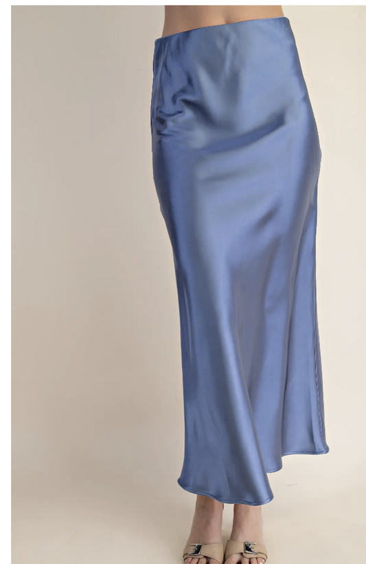 High Waisted Midi Skirt