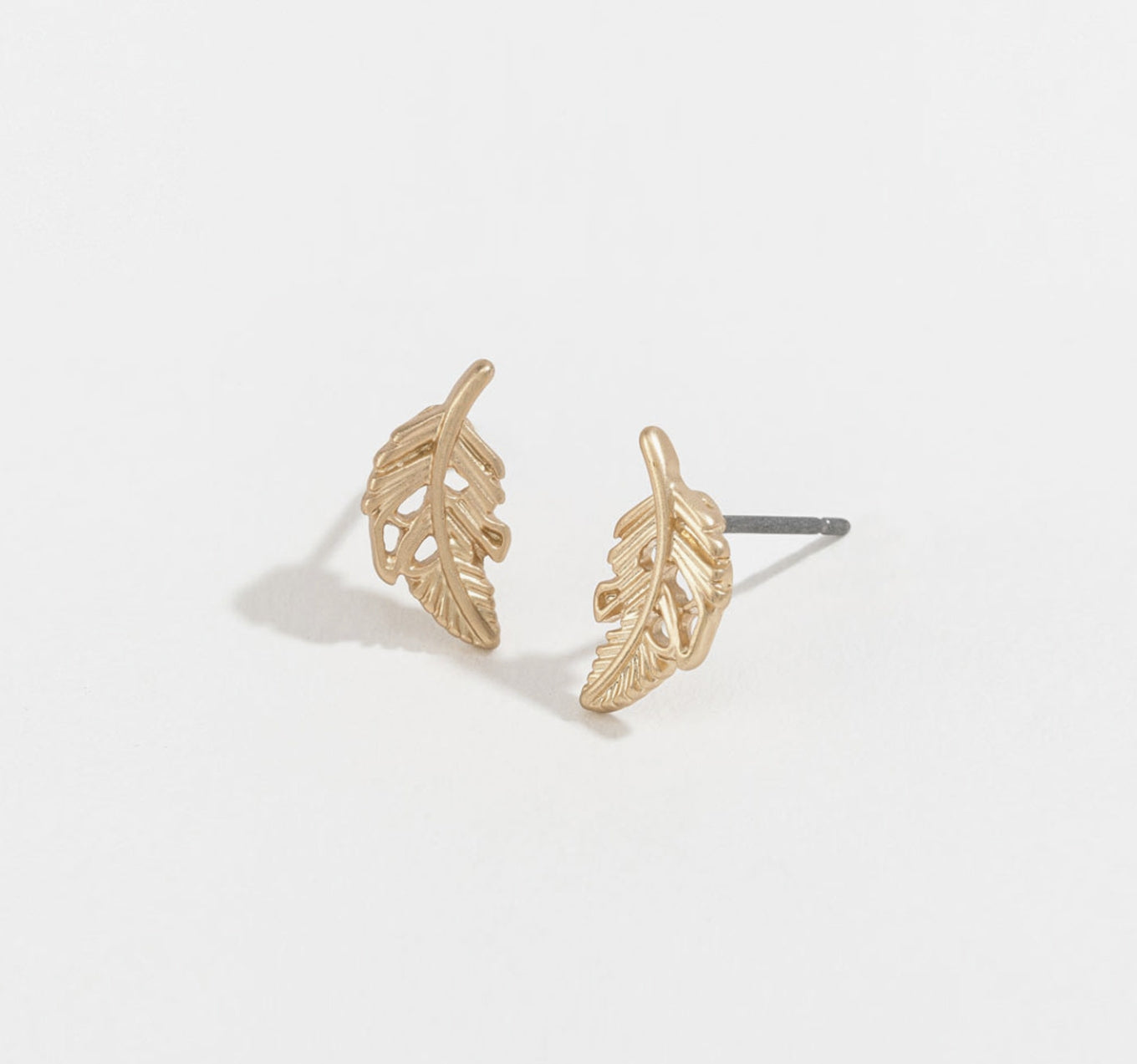 Stud Buds Feather Earrings