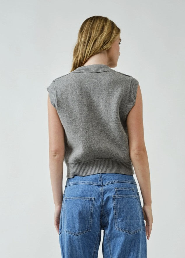 Super Soft Vest w/ Buttons Cardigan