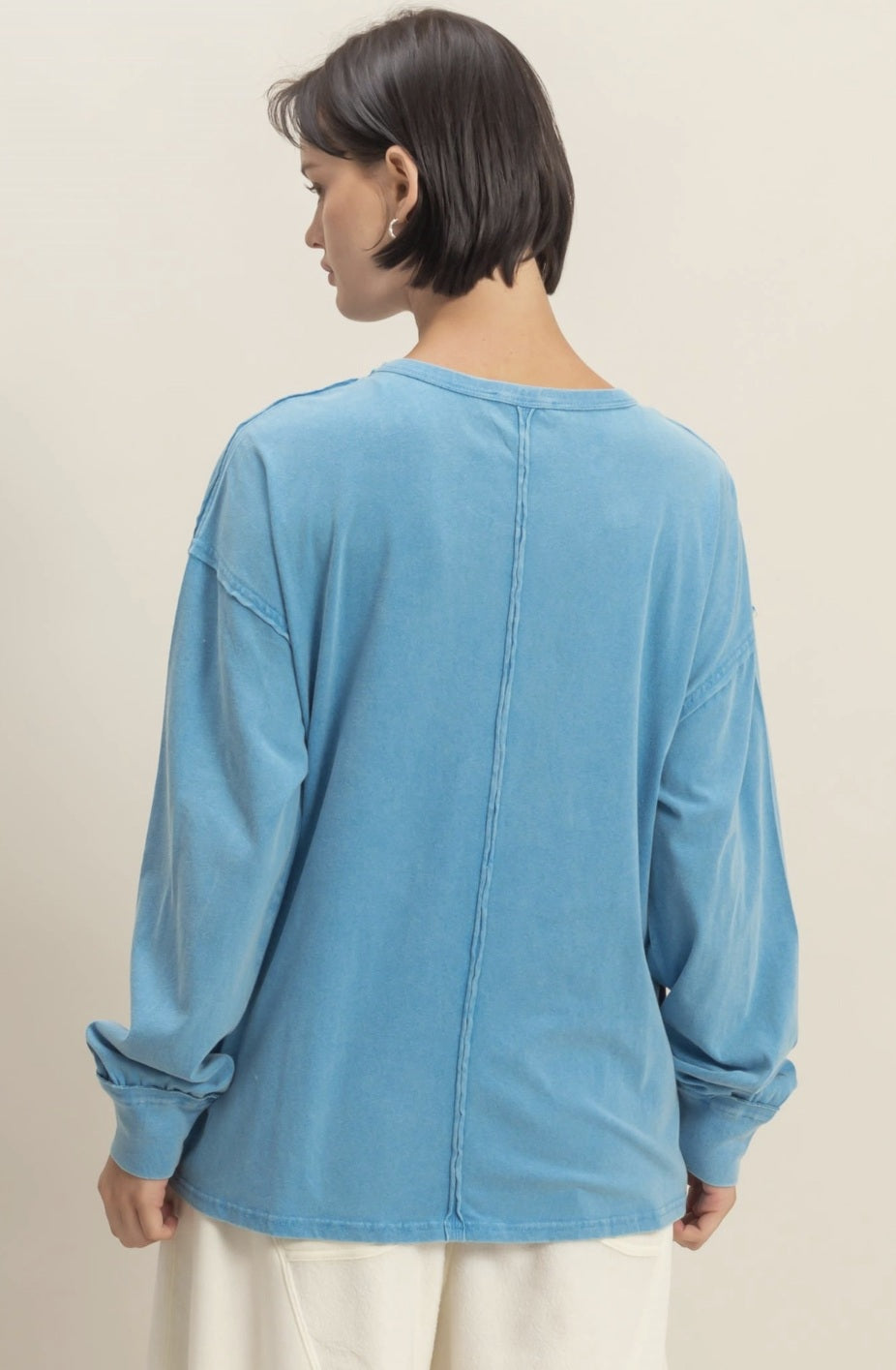 Thin Long Sleeve Pocket Ocean Shirt