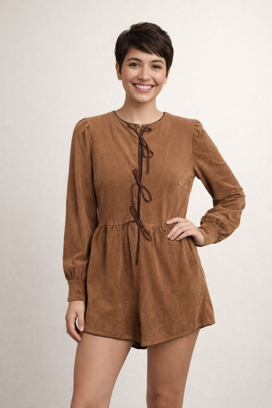 Tie Jumpsuit Romper