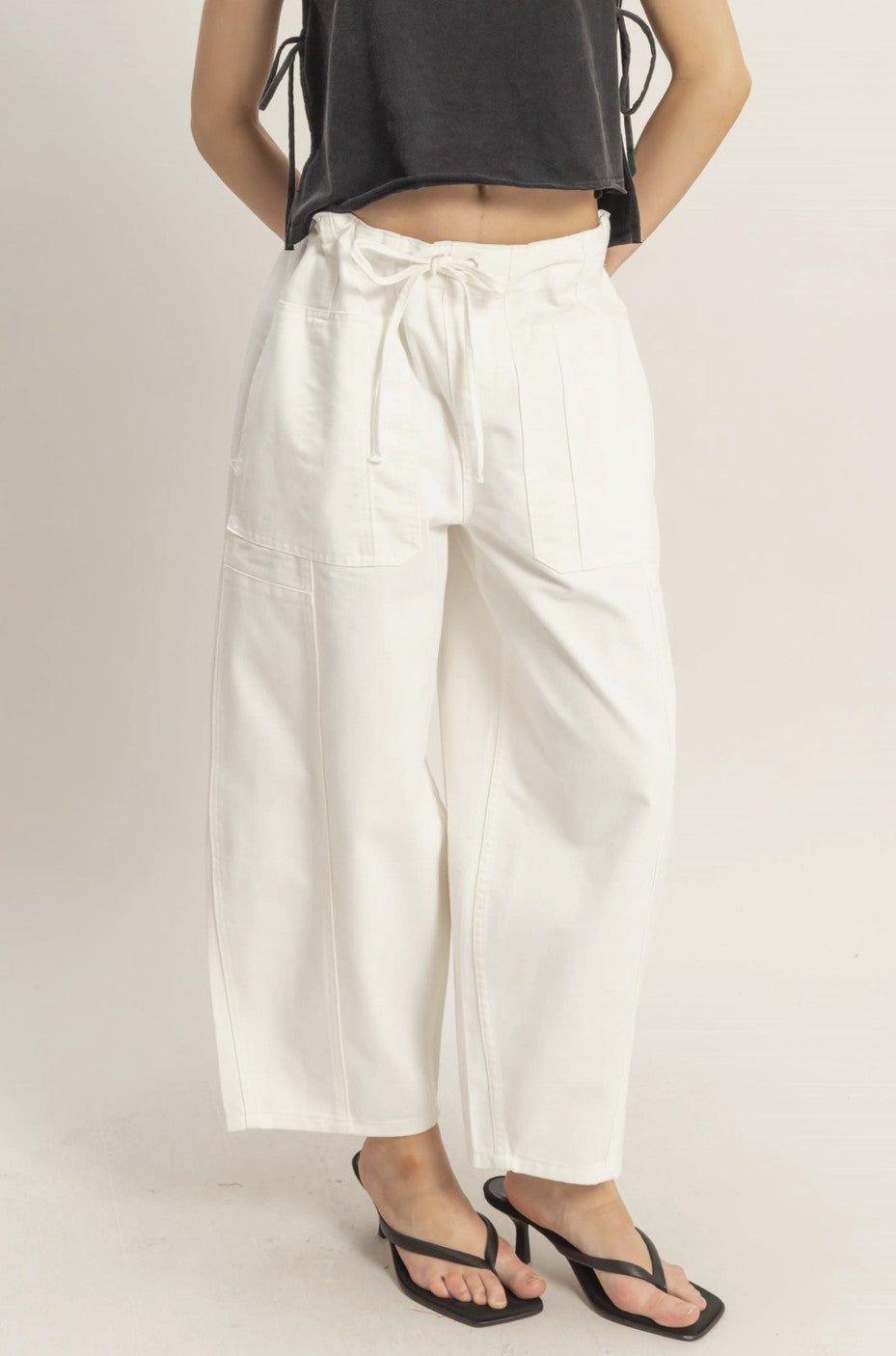 Wide Pants w/ Oversized Pockets
