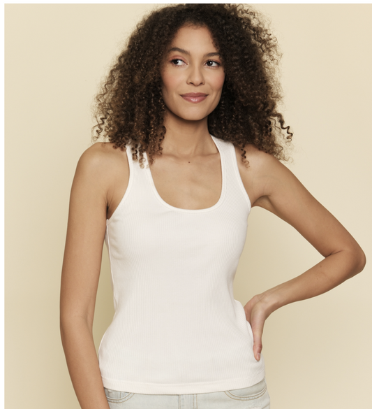 Washed Ribbed Tank Top